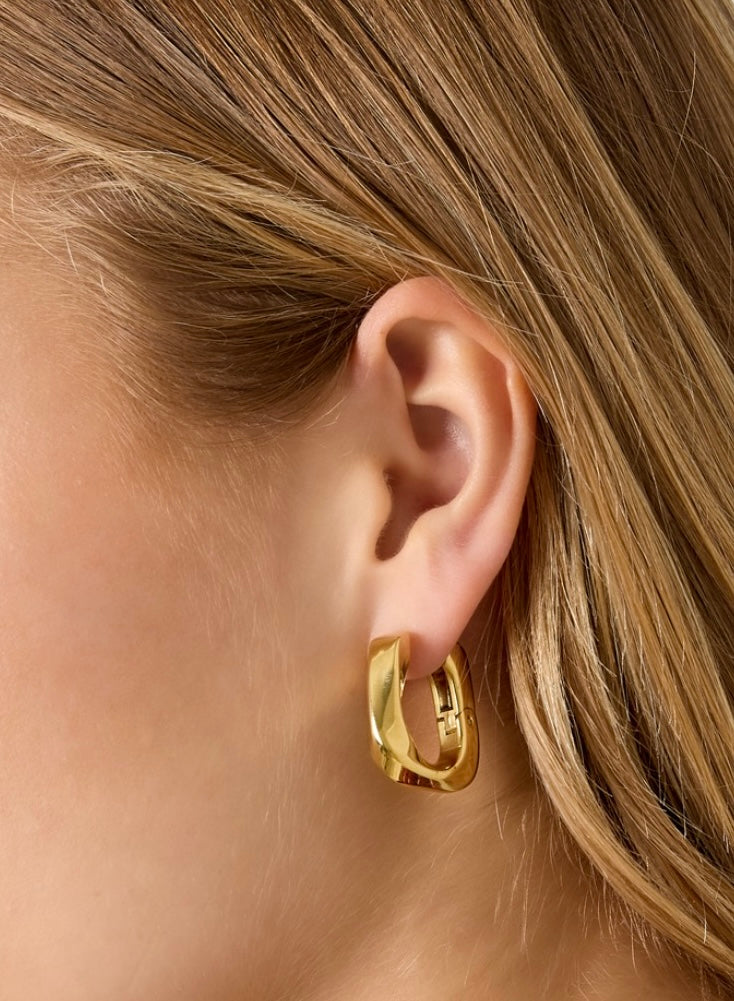 Hoepeloorbellen goud