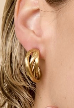 Creolen oorbellen goud