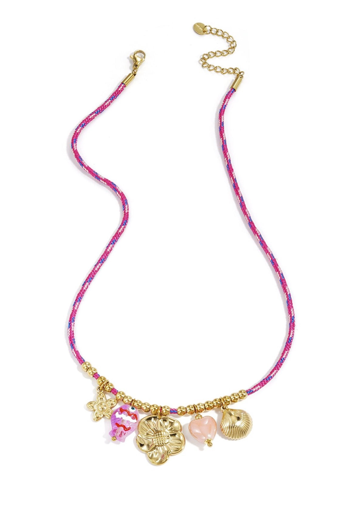 Koord ketting met hangers