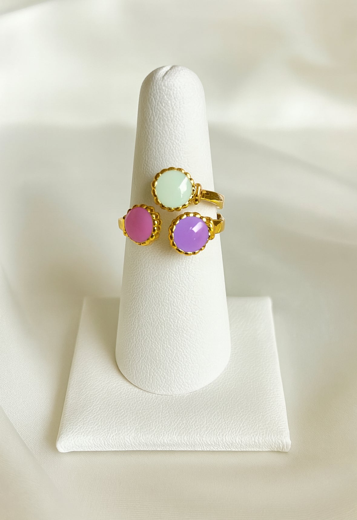 Open ring enamel cirkels