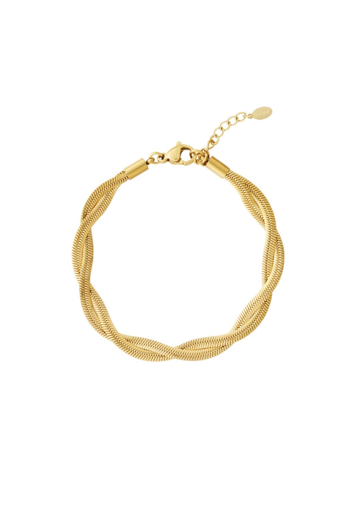 Dubbel armband goud