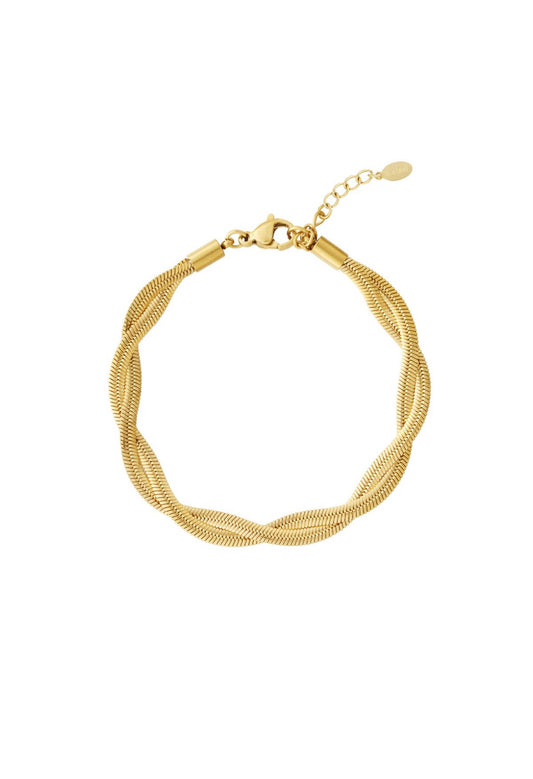 Dubbel armband goud