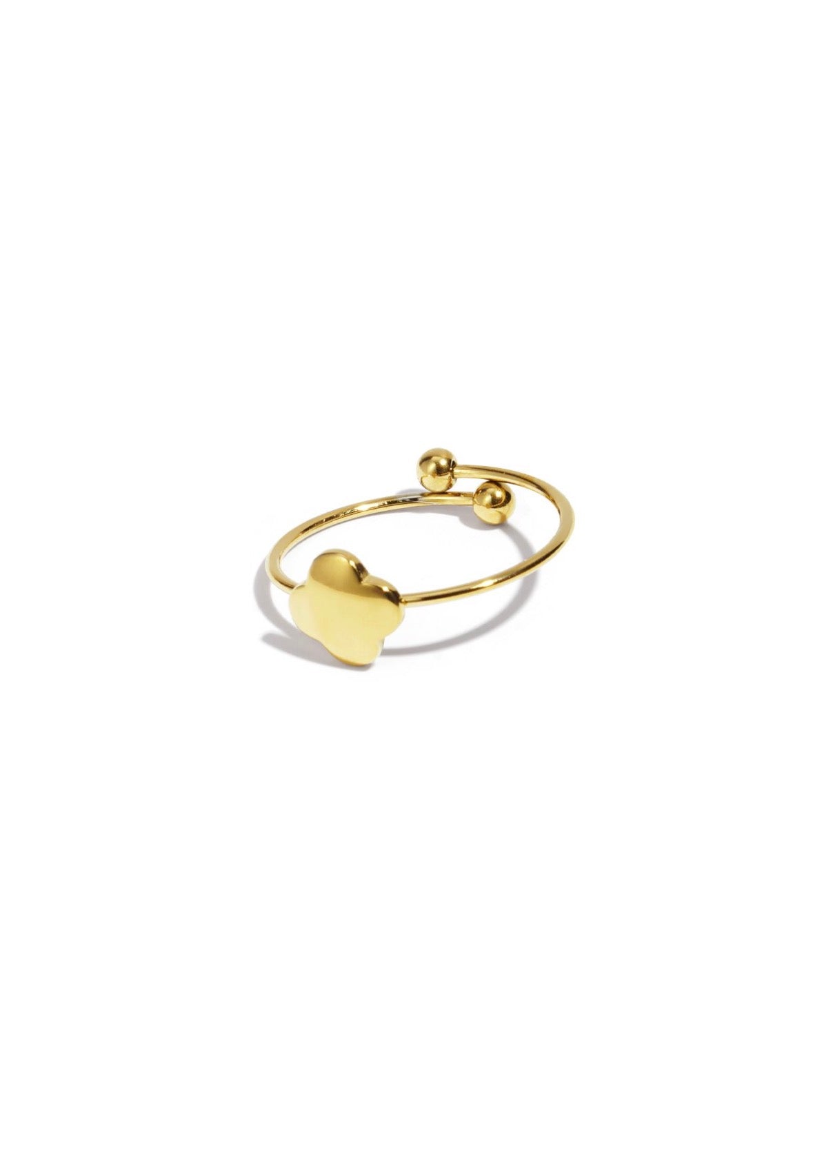 Klaver ring goud