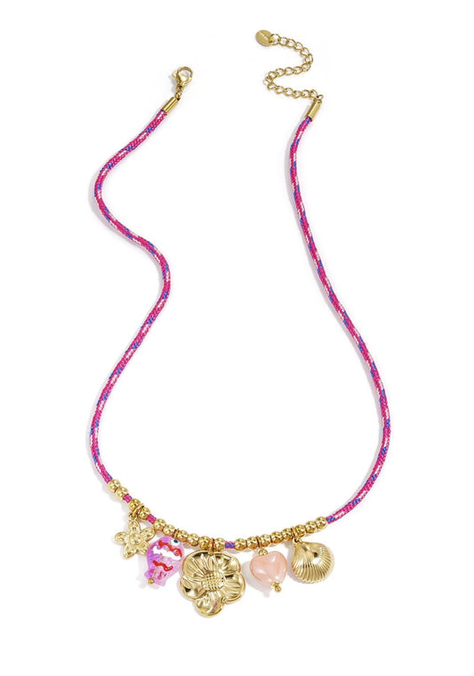 Koord ketting met hangers
