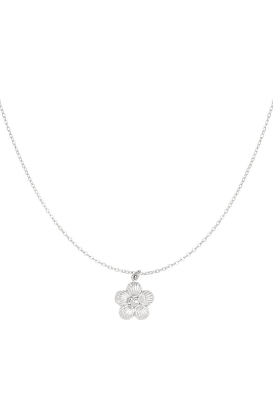 Daisy ketting zilver